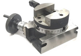HV 4" (100 mm) Regular Milling Indexing Horizontal Vertical Rotary Table with Round Vice- Metal Working