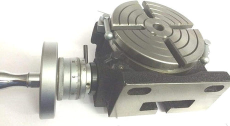 HV6 Rotary Table 4 Slot 6" 150 mm With Tailstock & dividing Indexing Plates Set