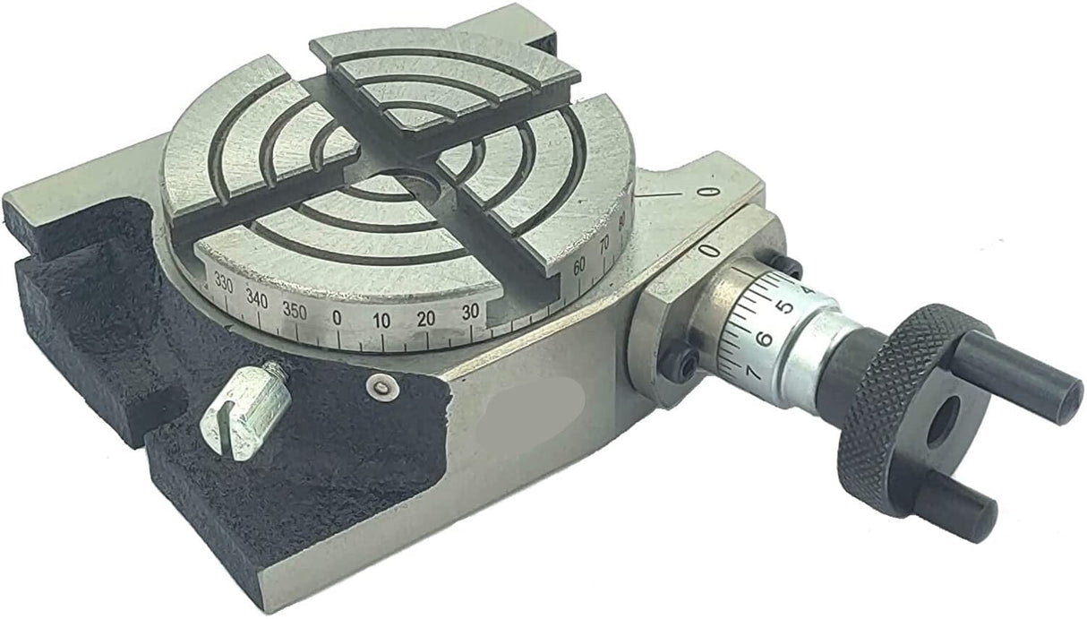 3"/ 80 mm Regular Rotary Table With Small Chucks and back Plate