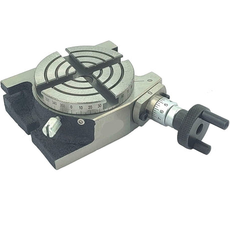 3" (80 mm) Milling Indexing HV Rotary Table with Round Vice- Metal Working