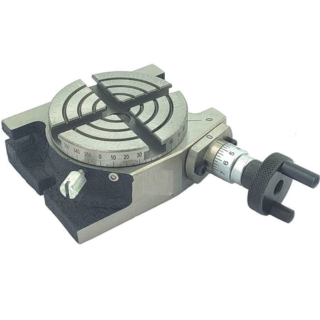 3" (80 mm) Milling Indexing HV Rotary Table with Round Vice- Metal Working
