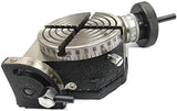 HV 4" (100 mm) Regular Milling Indexing Horizontal Vertical Rotary Table with Round Vice- Metal Working