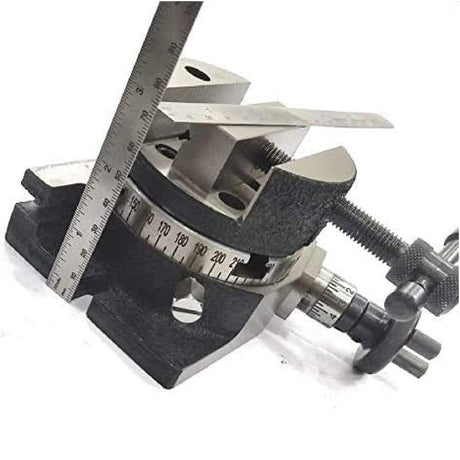 3" (80 mm) Milling Indexing HV Rotary Table with Round Vice- Metal Working