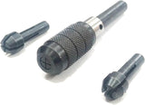 3 Piece Pin Chuck Set-Capacity: 0"-1/32", 1/32"-1/16", 1/16"-3/32"-Small Drill Bits