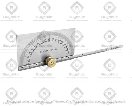 Stainless Steel Protractor 0-180 degrees Machine Tools