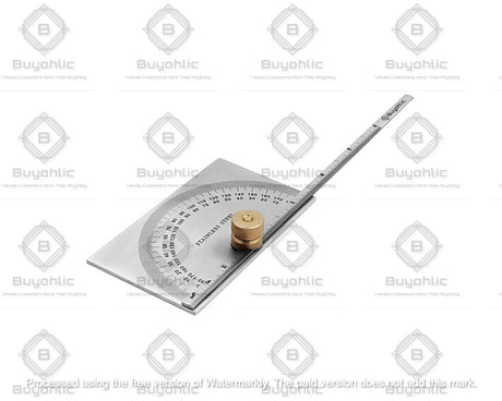 Stainless Steel Protractor 0-180 degrees Machine Tools