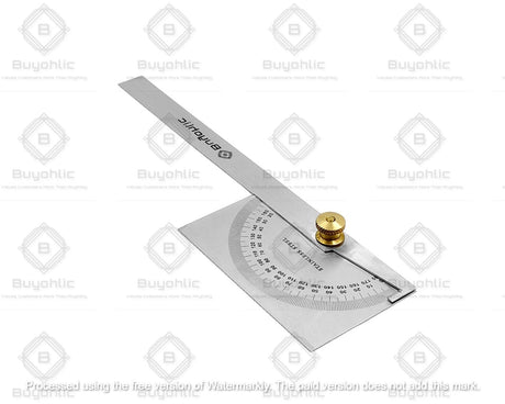 Stainless Steel Protractor 0-180 degrees Machine Tools