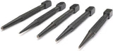 Set of 5 Pcs Center Punch-Imperial Standard Hard Metal-Wood Working Hand Tools