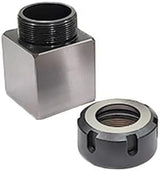 Precision ID ground blue matched ER-32 collet chuck block adapter for CNC Lathe