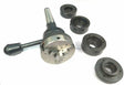 Side view showing installed Lathe Tailstock Die Holder assembly