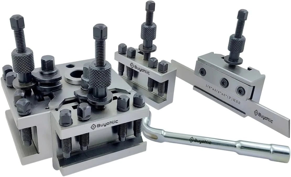 T63 Quick Change Tool Post Set for Boxford Lathes (125–150mm Centre Height)