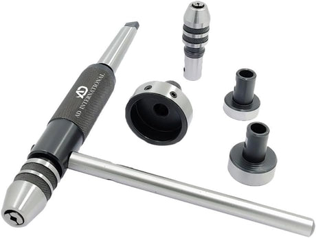 Metalworking tools tapping reaming threading attachment set for lathe machining