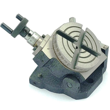 3" (80 mm) Milling Indexing HV Rotary Table with Round Vice- Metal Working