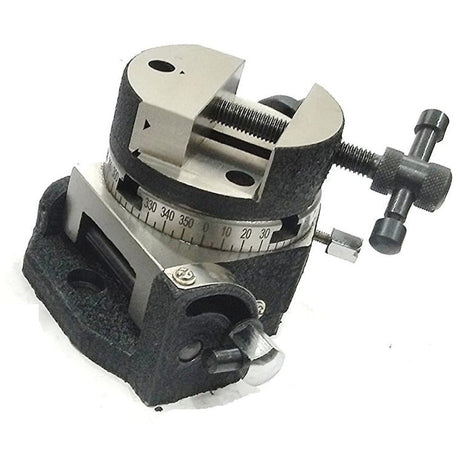 3" (80 mm) Milling Indexing HV Rotary Table with Round Vice- Metal Working