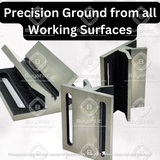 V Block Jig Fixture For Center Drilling Of A Round Work-piece 2" Capacity