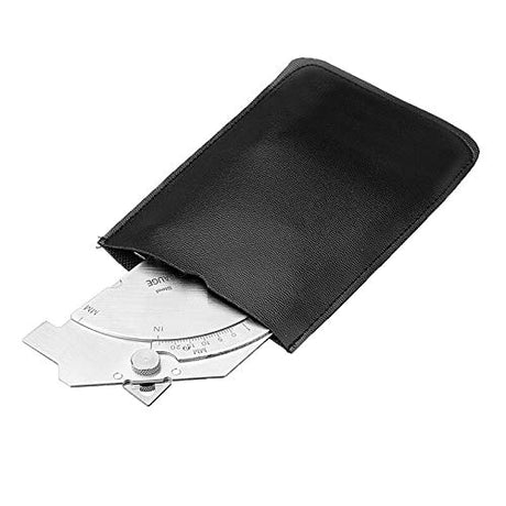 Welding Ruler Bridge Cam Gauge Weld Bead Measurement Tool Stainless Steel Inspection Gauge For Surface Butt Joints Throat Checking Metric and Ulnar Scales