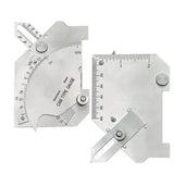 Welding Ruler Bridge Cam Gauge Weld Bead Measurement Tool Stainless Steel Inspection Gauge For Surface Butt Joints Throat Checking Metric and Ulnar Scales