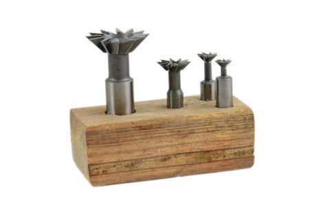 Dovetail Cutter HSS 45° – Durable Double-Edged End Mill Tool for Metalworking & Machining